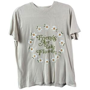 Show Me Your Mumu beige She Loves You Thomas t-shirt 100% organic cotton XS NWT